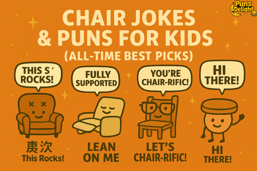 Chair Jokes & Puns for Kids