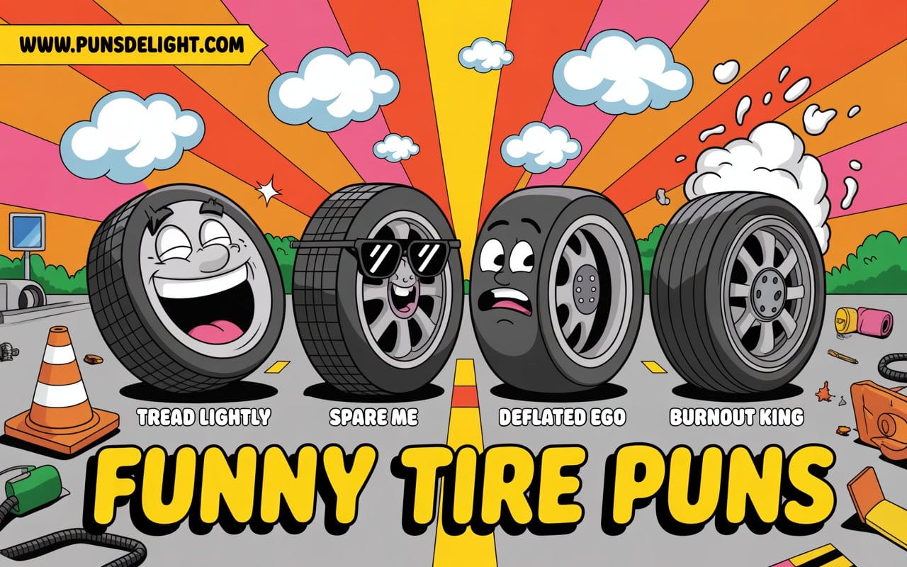 funny tire puns