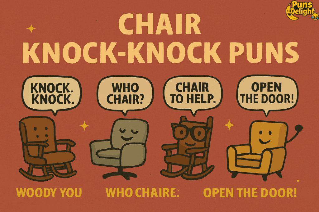 Chair Knock-Knock Puns