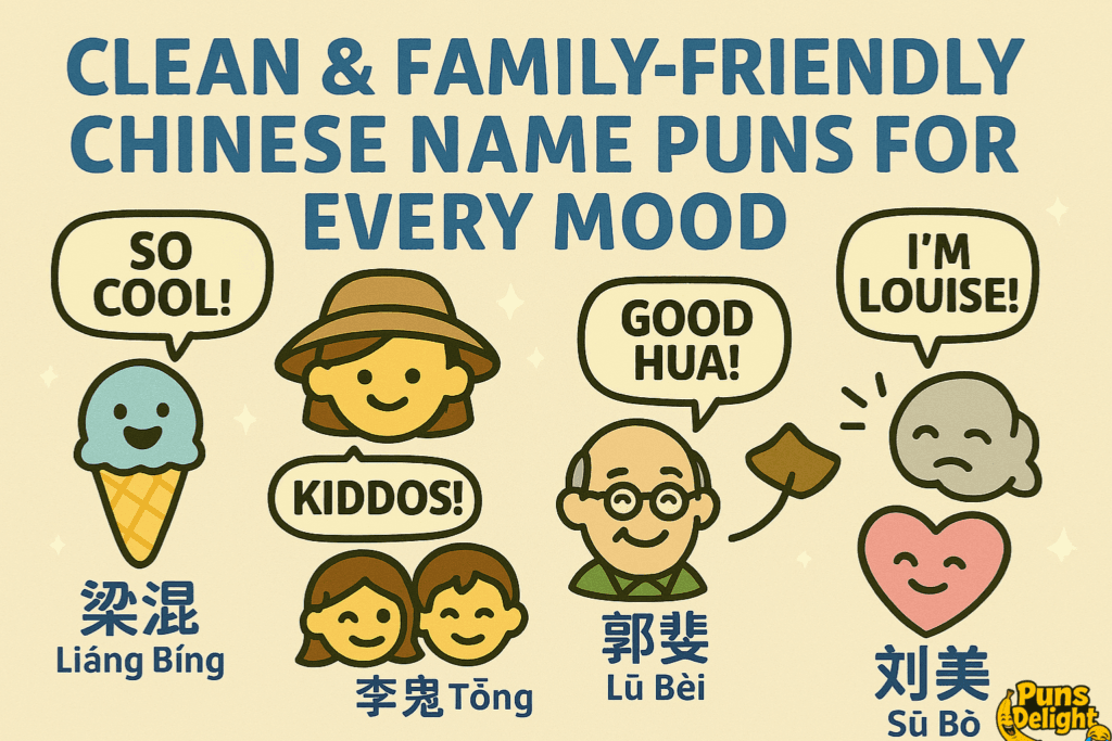 Clean & Family-Friendly Chinese Name Puns