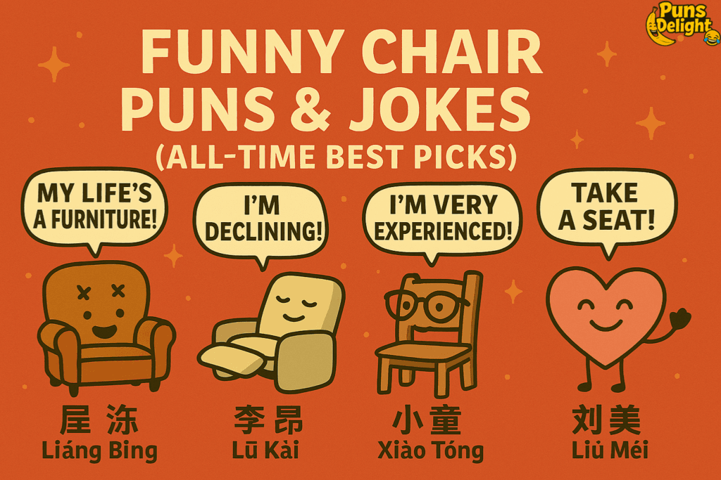 Funny Chair Puns & Chair Jokes (All-Time Best Picks)