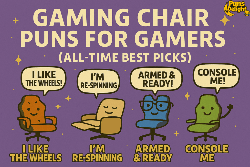 Gaming Chair Puns for Gamers