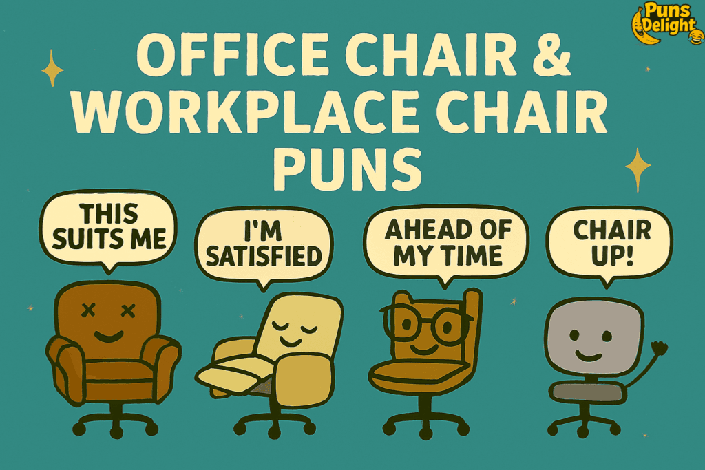 Office Chair & Workplace Chair Puns