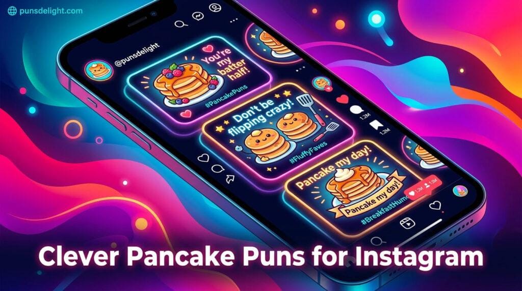 Clever Pancake Puns for Instagram