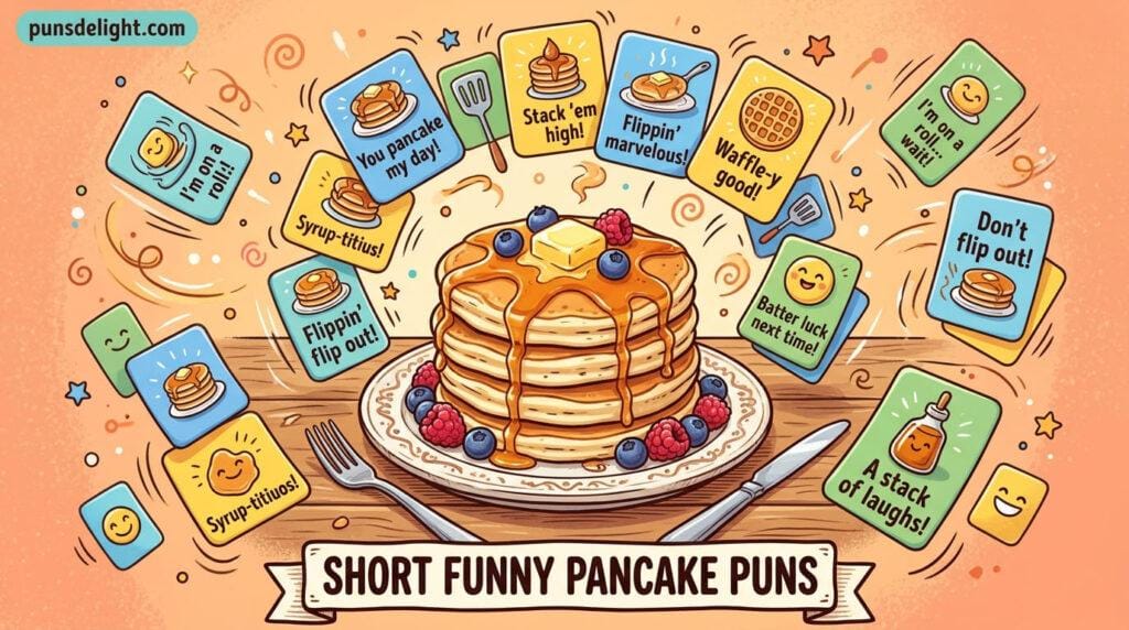 Short Funny Pancake Puns