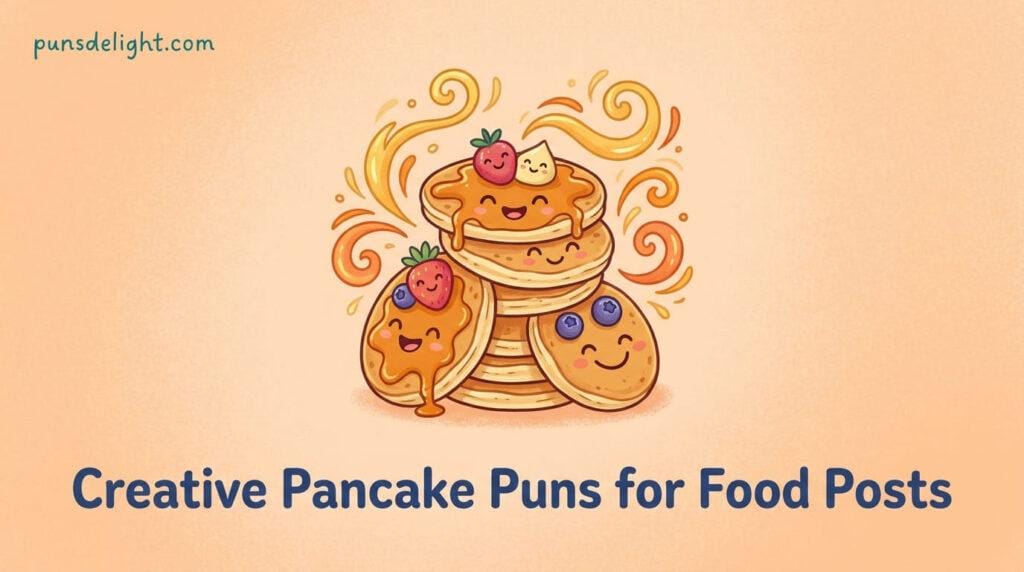 Creative Pancake Puns for Food Posts