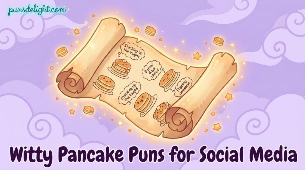 Witty Pancake Puns for Social Media