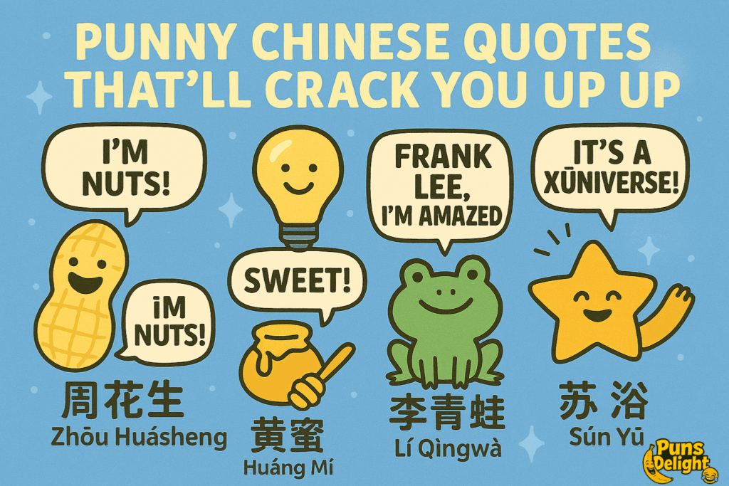 Punny Chinese Quotes That’ll Crack You Up