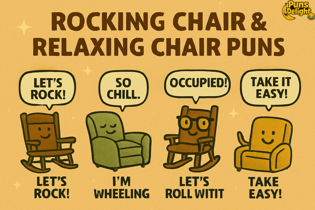Rocking Chair & Relaxing Chair Puns