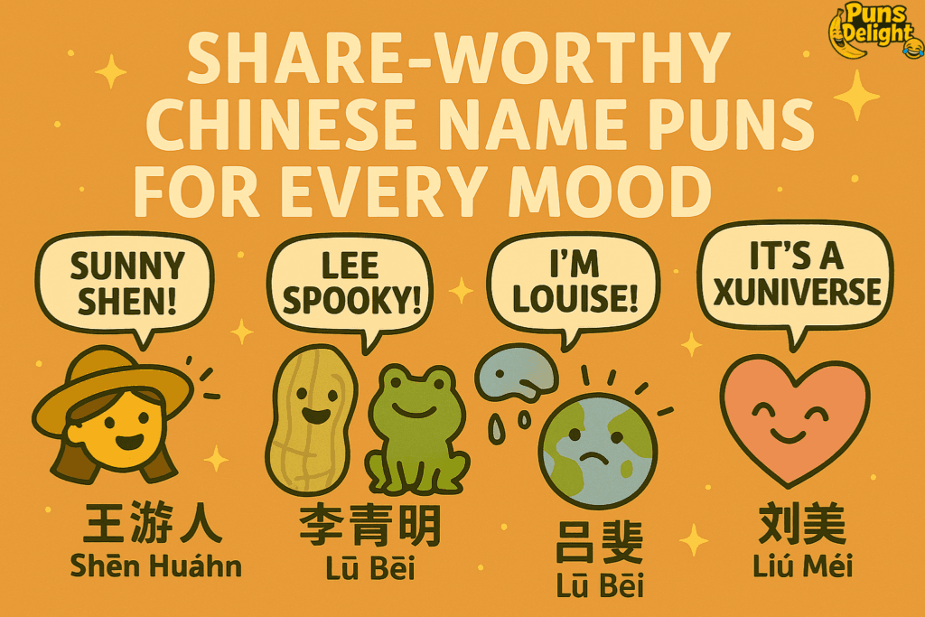Share-Worthy Chinese Name Puns for Every Mood