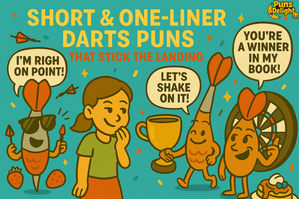 Short & One-Liner Darts Puns That Stick the Landing