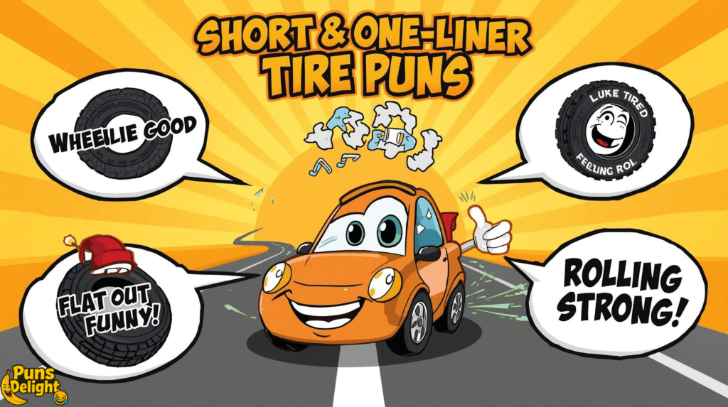 Short & One-Liner Tire Puns