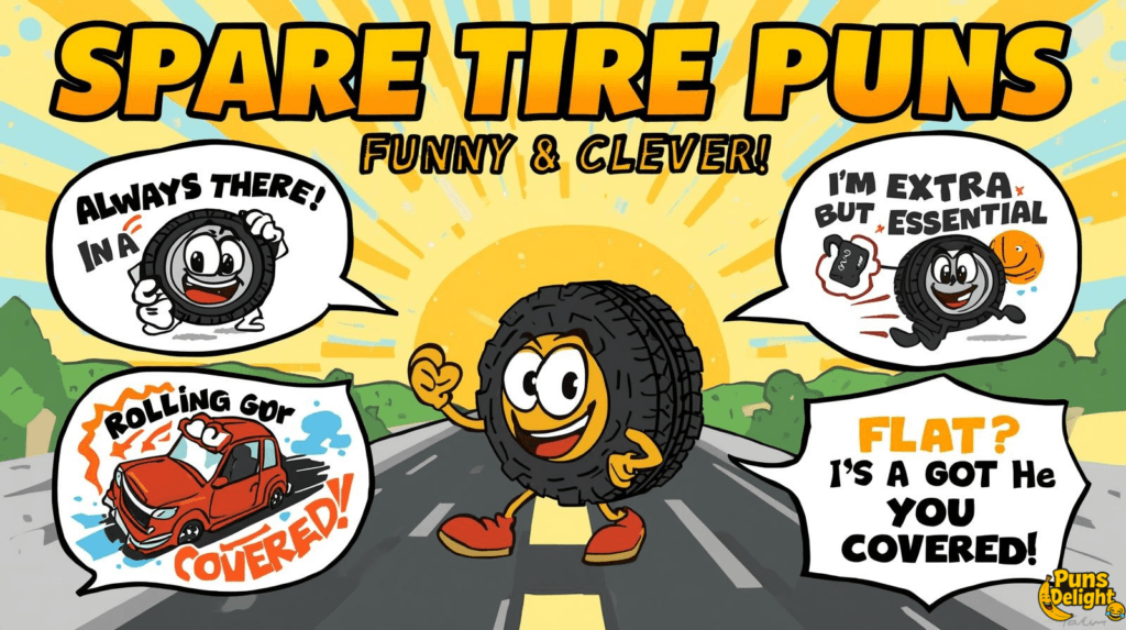 Spare Tire Puns (Funny & Clever)