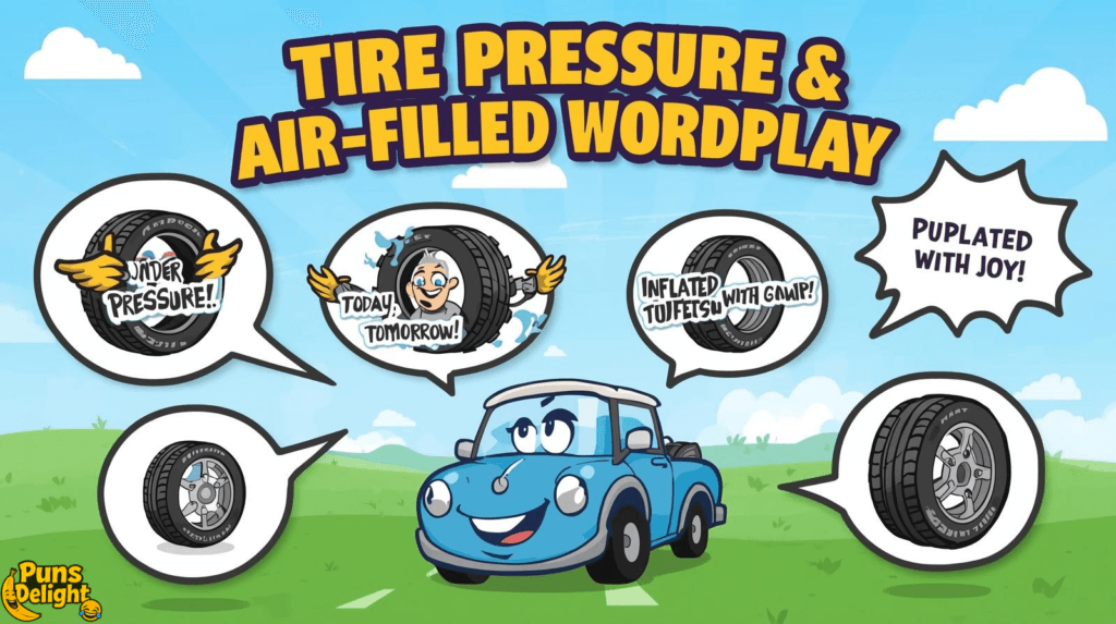 Tire Pressure & Air-Filled Wordplay
