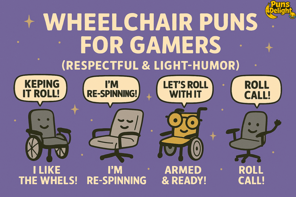 Wheelchair Puns (Respectful & Light-Humor)
