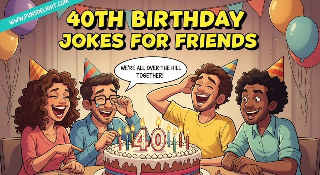 Turning 40? Hilarious 40th Birthday Jokes to Share 8 40th Birthday Jokes