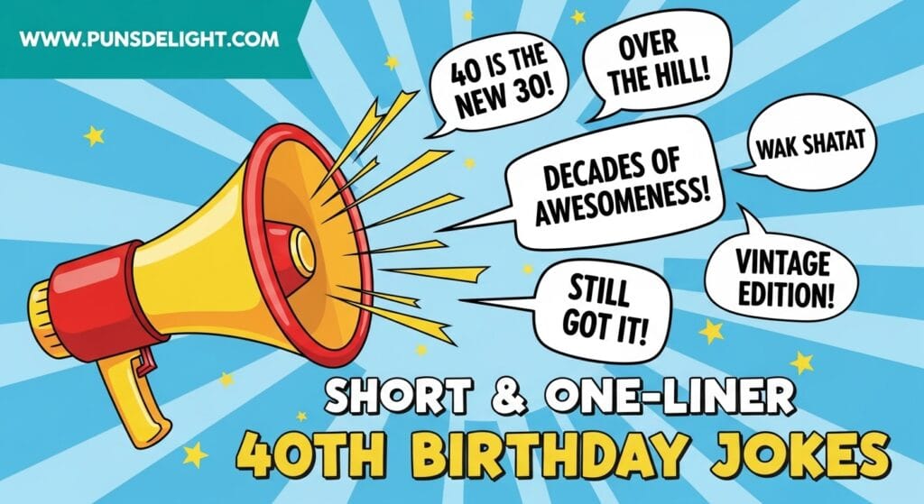 Turning 40? Hilarious 40th Birthday Jokes to Share 5 40th Birthday Jokes