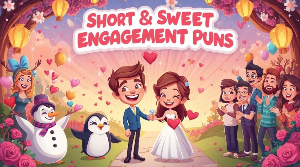 💬 Short & Sweet Engagement Puns