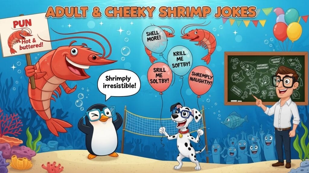 Adult & Cheeky Shrimp Jokes