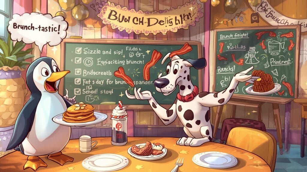 bacon puns for brunch parties