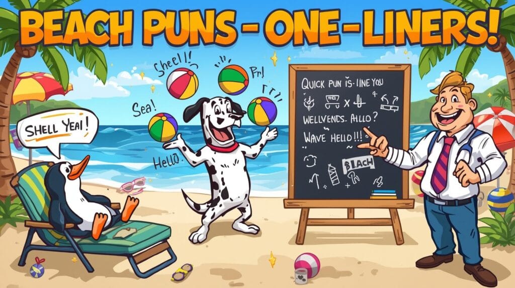 beach puns one liners