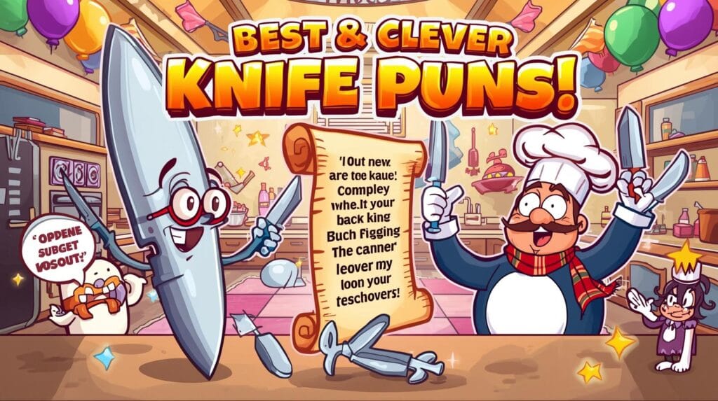 ๐ช 285+ Knife Puns That Will Slice Through Your Boredom (Funny, Clever & Clean) 2026 3 Funny Knife Puns