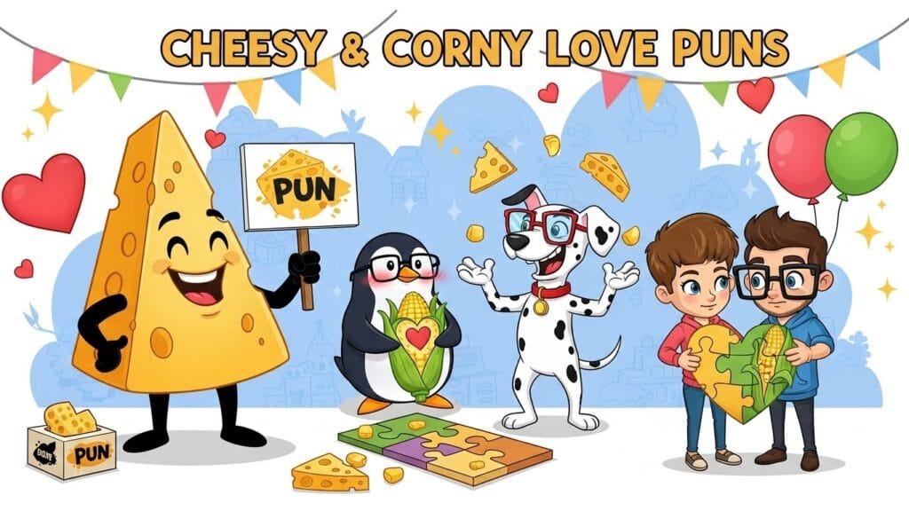 🧀 Cheesy & Corny Love Puns