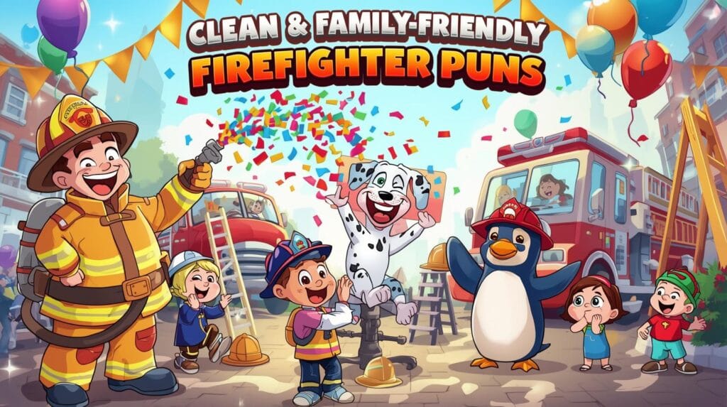 Clean & Family-Friendly Firefighter Puns