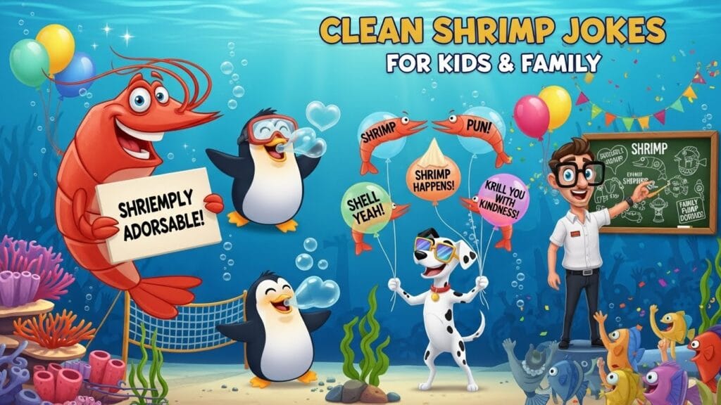 Clean Shrimp Jokes for Kids & Family