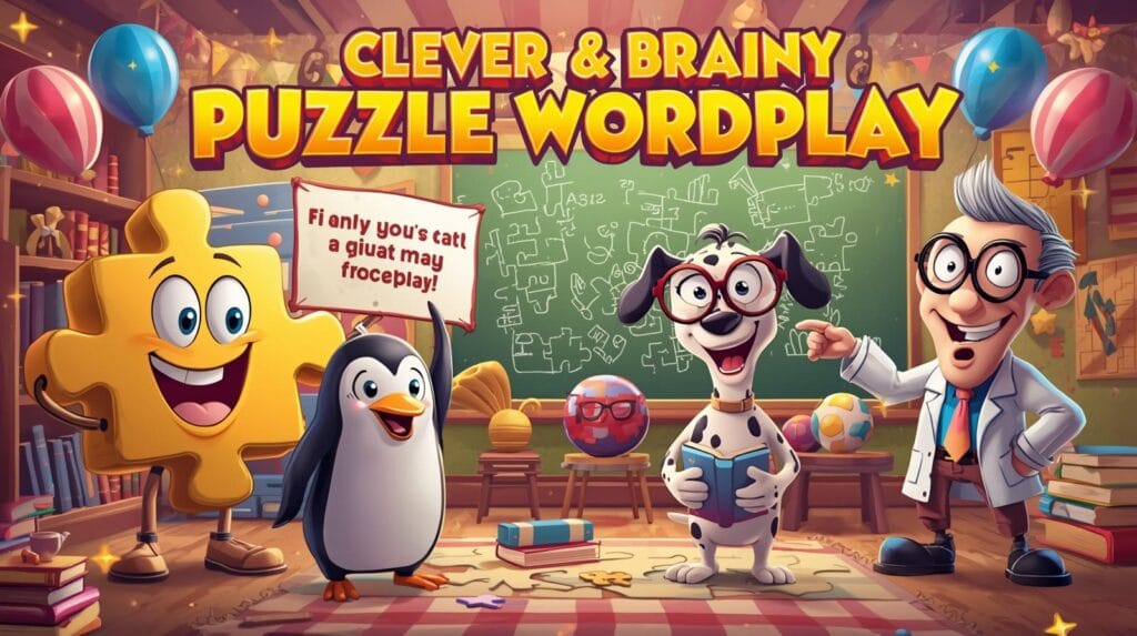 Clever & Brainy Puzzle Wordplay