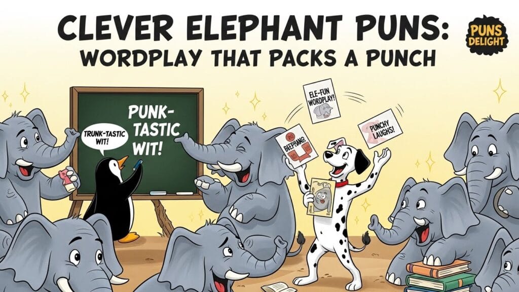 Clever Elephant Puns