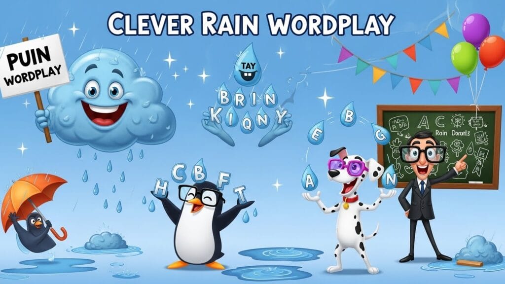 Clever Rain Wordplay