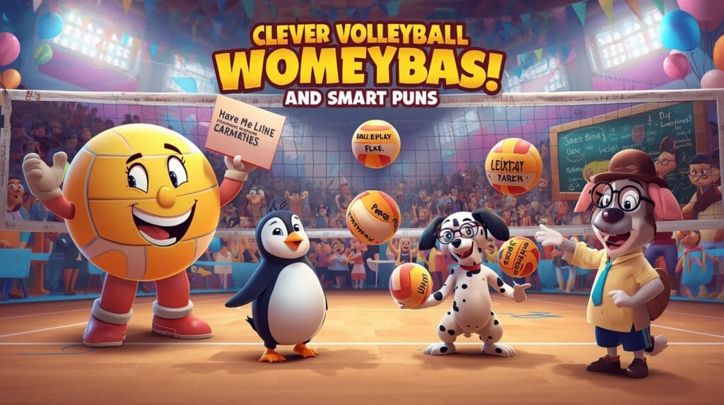 🏐 360+ Funny Volleyball Puns, Jokes & One-Liners That Spike Big Laughs (2026) 5 Clever Volleyball Wordplay and Smart Puns