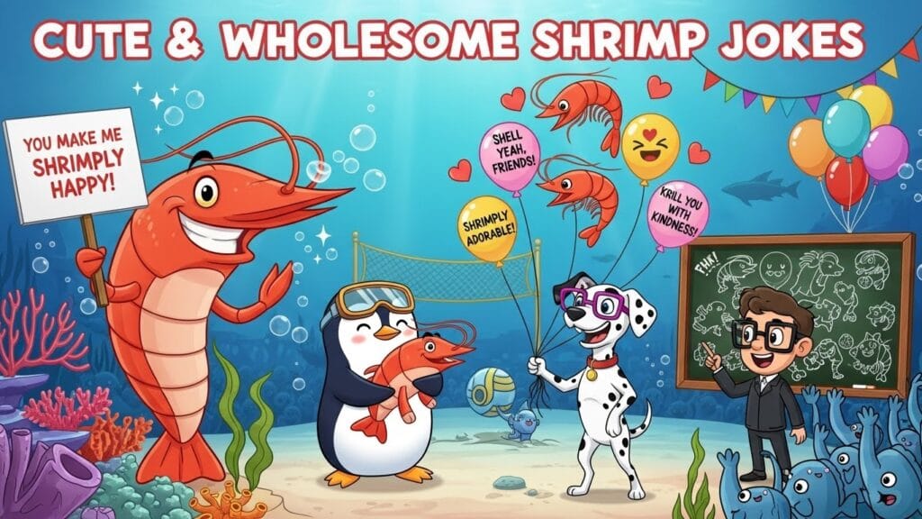 Cute & Wholesome Shrimp Jokes