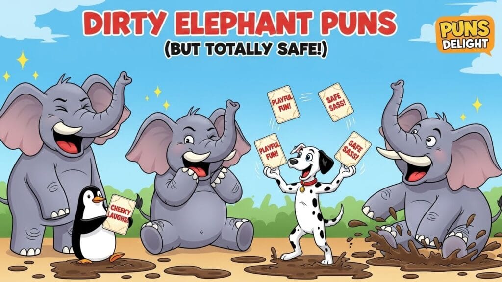 Dirty but Safe Elephant Puns