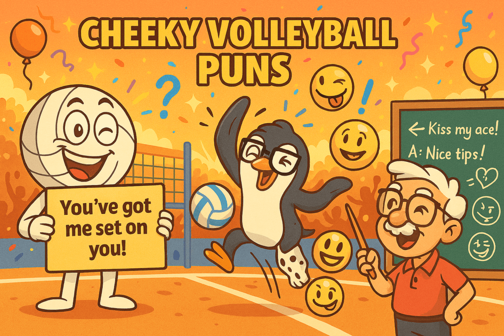 🏐 360+ Funny Volleyball Puns, Jokes & One-Liners That Spike Big Laughs (2026) 15 Dirty and Cheeky Volleyball Puns