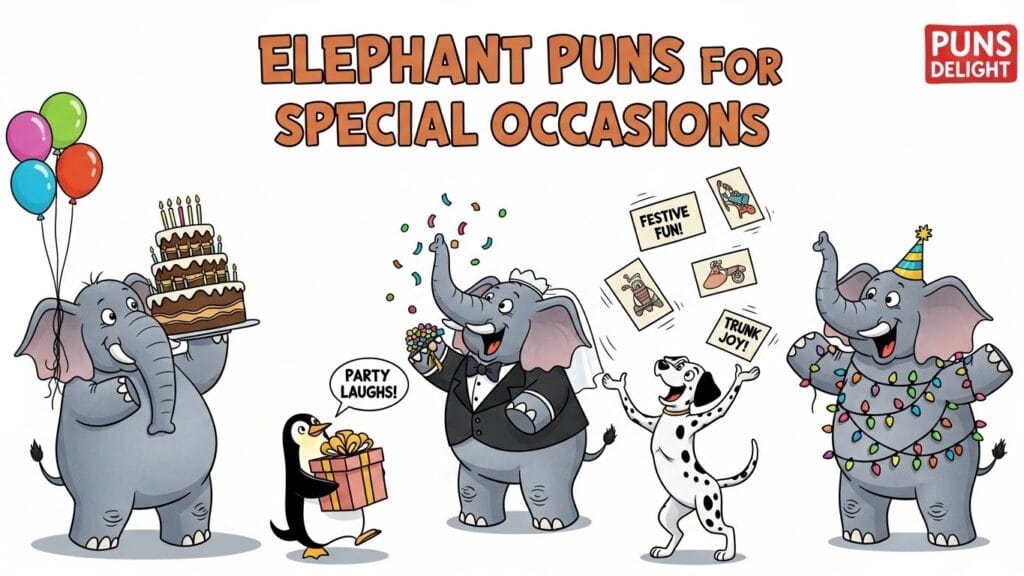 Elephant Puns for Special Occasions