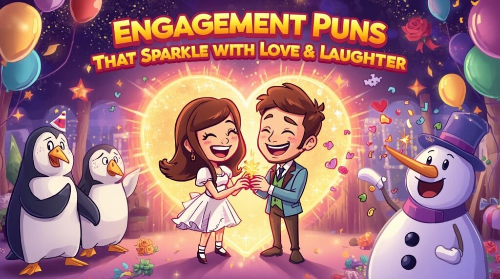 💍 Engagement Puns That Sparkle with Love & Laughter