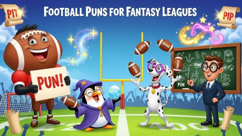 ⚽Football Puns for Fantasy Leagues