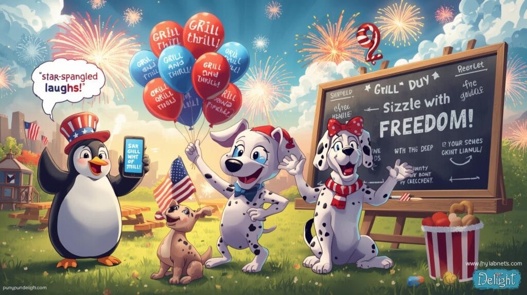 🎆 214+ Hilarious 4th of July Puns That’ll Spark Your Sense of Humor 🇺🇸 2026 Updated 3 Funny 4th of July Captions for Social Media