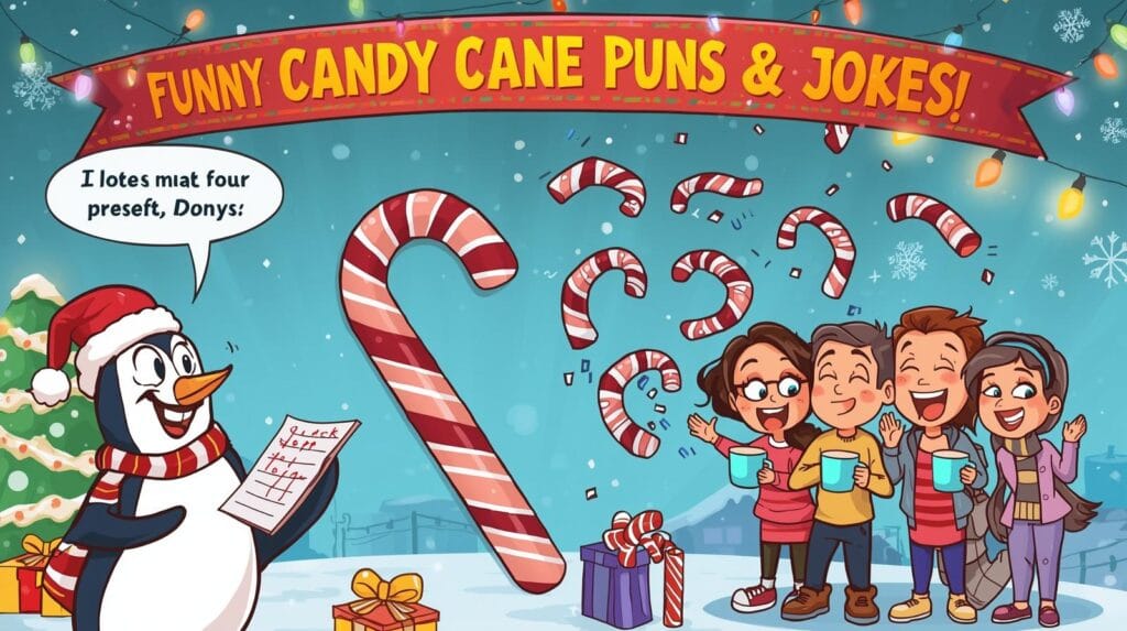 Funny Candy Cane Puns & Jokes