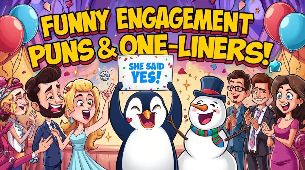 💍 Funny Engagement Captions for Couples