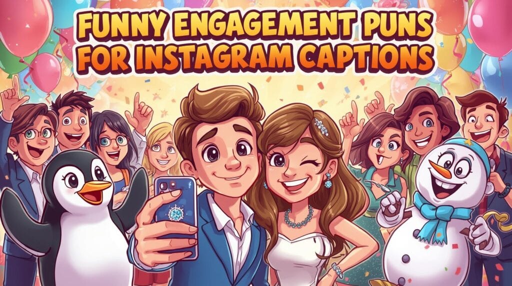 📸 Funny Engagement Puns for Instagram Captions