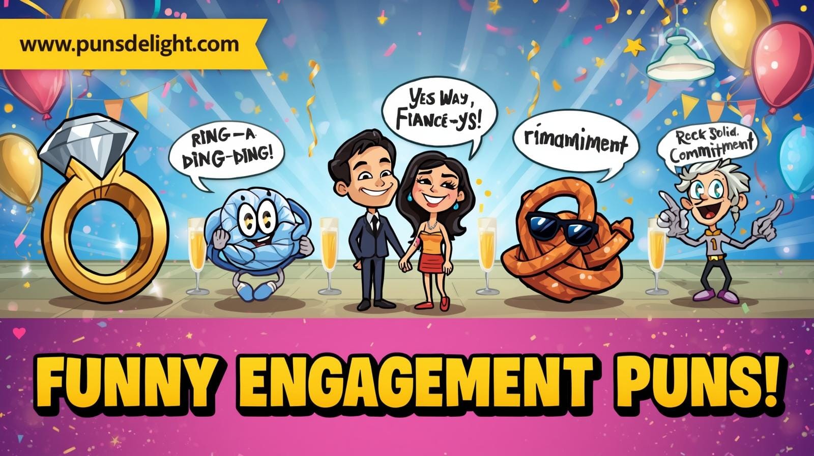 funny engagement puns
