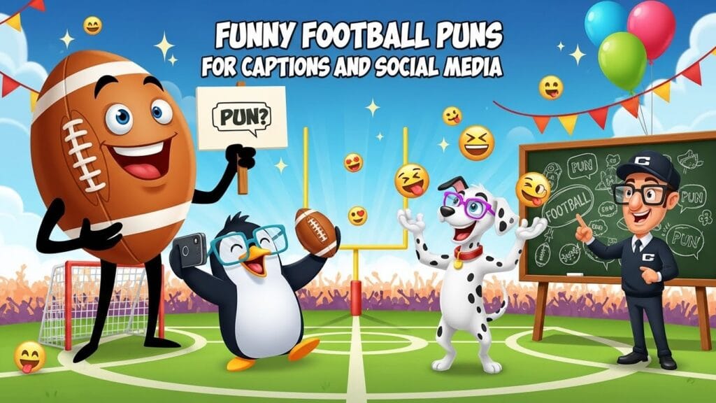 ⚽Funny Football Puns for Captions and Social Media