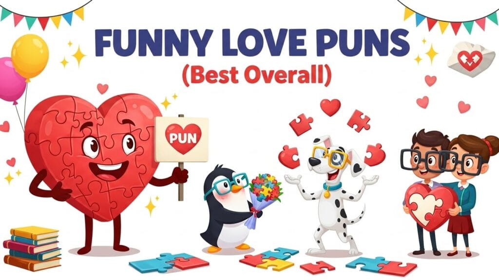 ❤️ Funny Love Puns (Best Overall)