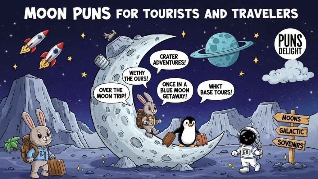 🌕250+ Funny Moon Puns That Are Out of This World 2026🚀🌝 2026 updated 12 moon puns