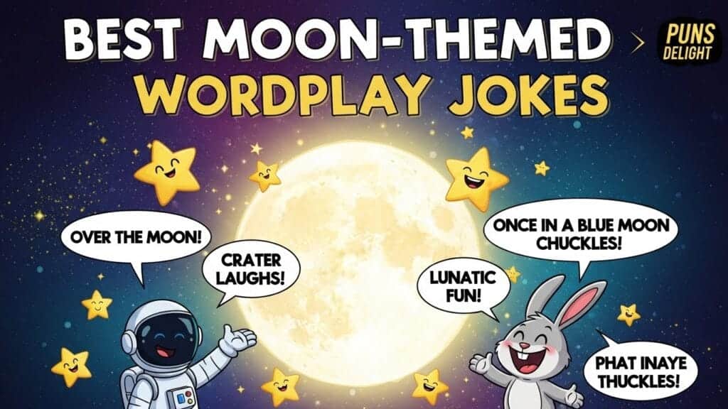 🌕250+ Funny Moon Puns That Are Out of This World 2026🚀🌝 2026 updated 9 moon puns
