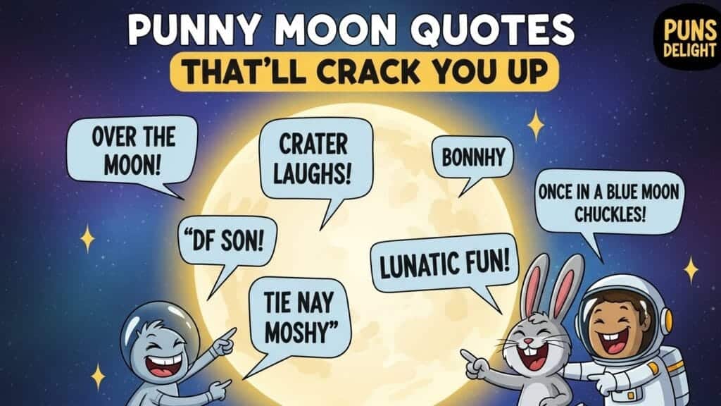 🌕250+ Funny Moon Puns That Are Out of This World 2026🚀🌝 2026 updated 10 moon puns