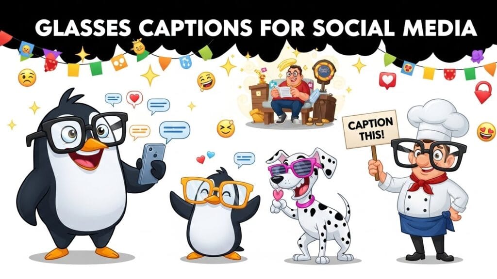 Glasses Captions for Social Media